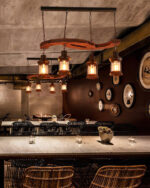 Retro Boat Wood Chandelier - Image 19