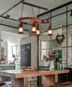 Retro Boat Wood Chandelier - Image 10