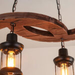 Retro Boat Wood Chandelier - Image 13
