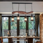 Retro Boat Wood Chandelier - Image 5