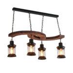 Retro Boat Wood Chandelier - Image 14