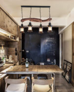 Retro Boat Wood Chandelier - Image 8