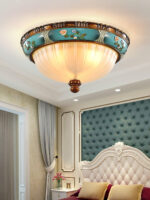 Retro Floral Resin Recessed Ceiling Light - Image 12