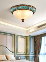 Retro Floral Resin Recessed Ceiling Light - Image 4