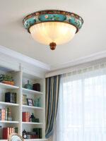 Retro Floral Resin Recessed Ceiling Light - Image 13