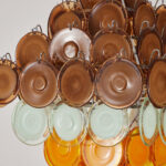 Retro Glass Disc Chandelier - Image 5