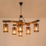 Retro Solid Wood Chandelier - Image 18