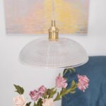 Ribbed Spiral Pendant Light - Image 20