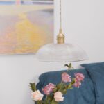 Ribbed Spiral Pendant Light - Image 17