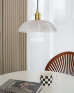 Ribbed Spiral Pendant Light - Image 3