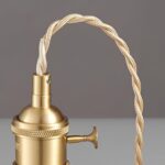 Ribbed Spiral Pendant Light - Image 5