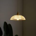 Ribbed Spiral Pendant Light - Image 10