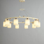 Ring Glass Cup Chandelier - Image 8