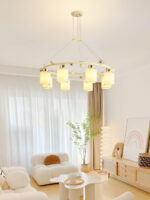 Ring Glass Cup Chandelier - Image 4