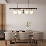 Roman Column Chandelier - Image 4