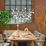 Rose Gold Firefly LED Chandelier - Image 3