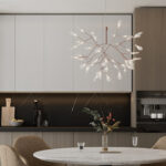 Rose Gold Firefly LED Chandelier - Image 9