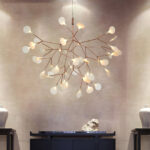 Rose Gold Firefly LED Chandelier - Image 8