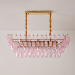 Rose Prism Glass Chandelier - Image 6