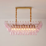 Rose Prism Glass Chandelier - Image 8