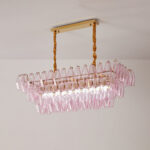 Rose Prism Glass Chandelier - Image 20