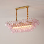 Rose Prism Glass Chandelier - Image 2
