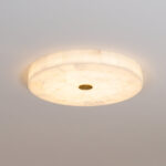 Round Alabaster Ceiling Lamp - Image 3