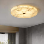 Round Alabaster Ceiling Lamp - Image 14