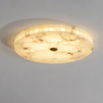 Round Alabaster Ceiling Lamp - Image 15