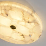 Round Alabaster Ceiling Lamp - Image 17