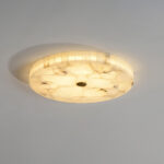 Round Alabaster Ceiling Lamp - Image 19