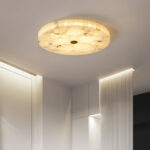 Round Alabaster Ceiling Lamp - Image 2