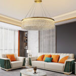 Round Halo Crystal Chandelier - Image 2