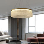 Round Halo Crystal Chandelier - Image 3