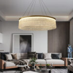 Round Halo Crystal Chandelier - Image 5