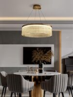Round Halo Crystal Chandelier - Image 7