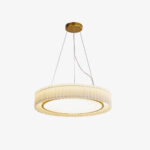 Round Pleated Pendant Lamp - Image 5