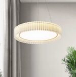 Round Pleated Pendant Lamp - Image 3