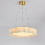 Round Pleated Pendant Lamp - Image 16