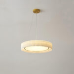 Round Pleated Pendant Lamp - Image 19