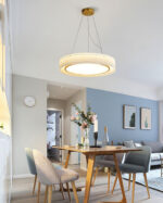 Round Pleated Pendant Lamp - Image 13