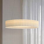 Round Pleated Pendant Lamp - Image 4