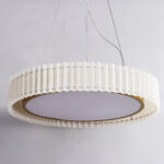 Round Pleated Pendant Lamp - Image 6