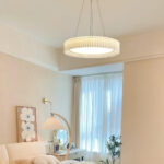 Round Pleated Pendant Lamp - Image 8