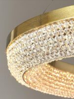 Round Ring Crystal Chandeliers - Image 17