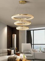 Round Ring Crystal Chandeliers - Image 6