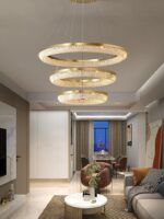 Round Ring Crystal Chandeliers - Image 8