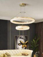 Round Ring Crystal Chandeliers - Image 9
