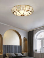 Round Textured Glass Ceiling Light - Image 18
