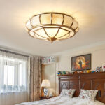 Round Textured Glass Ceiling Light - Image 10